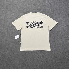 Aimé Leon Dore Script Logo Tee - Cream