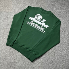 Aimé Leon Dore World Graphic Sweatshirt - Forest Green