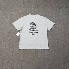 Aimé Leon Dore Figure Graphic Tee - Heather Grey