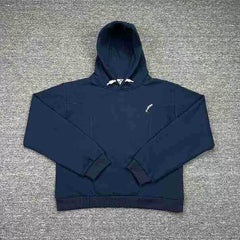 Mertra Minimalist Pullover Hoodie - Navy Blue