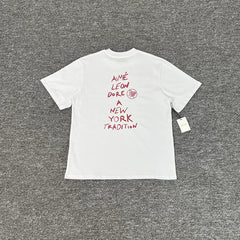 Aimé Leon Dore Handwritten Script Graphic Tee - White