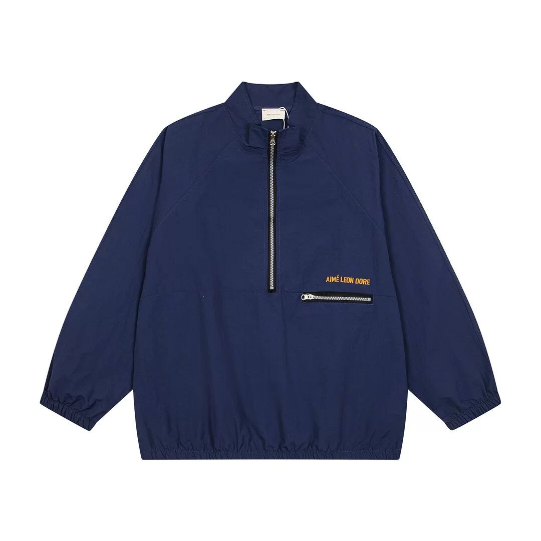 Aimé Leon Dore Nylon Half-Zip Pullover - Navy