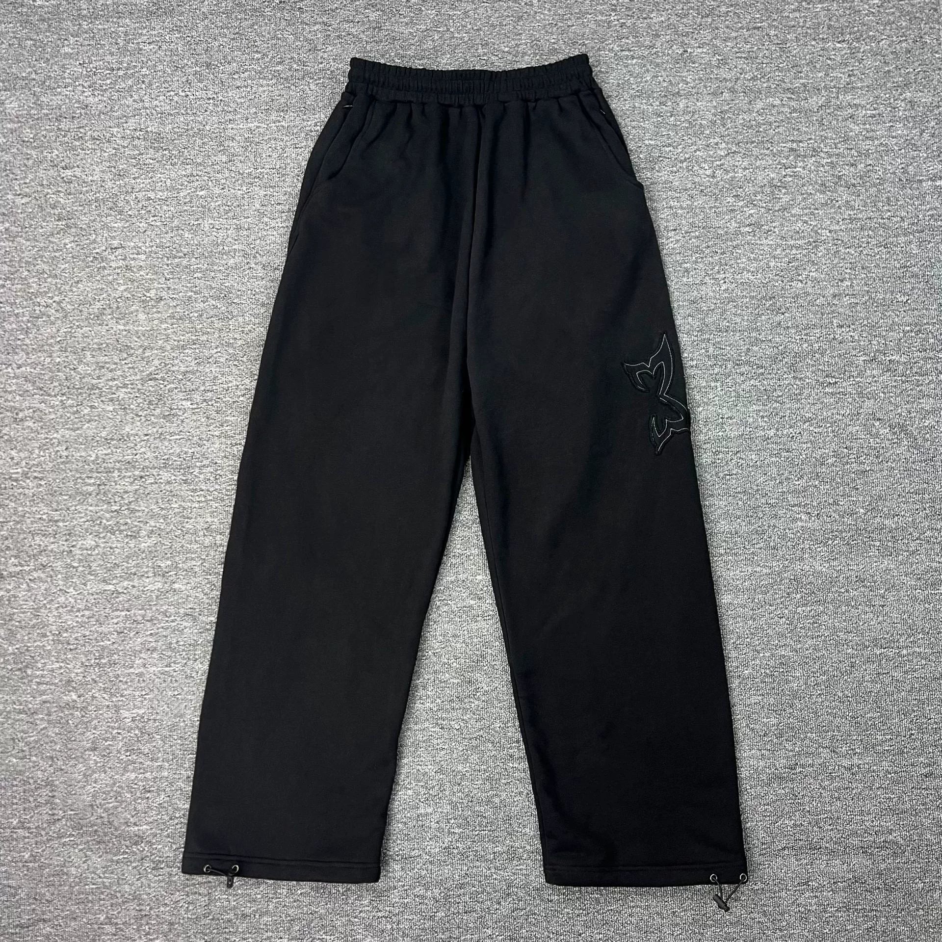Mertra Straight-Leg Sweatpants - Black