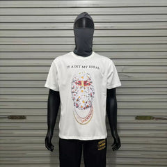 IH NOM UH NIT Floral Mask "It Ain't My Fault" Tee - White