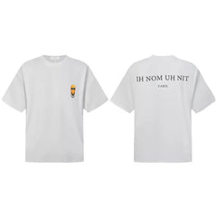 IH NOM UH NIT Small Mask Chest Logo Tee - White