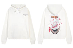 IH NOM UH NIT Authentic Script Mask Hoodie - Off-White