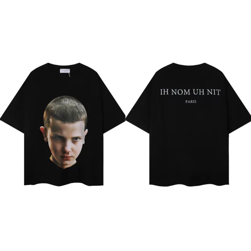 IH NOM UH NIT Eleven Portrait Graphic Tee - Black
